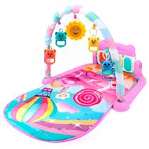 Tapetinho Para Bebês Interativo Com Teclado Musical E Brinquedos Suspensos Tapetinho Para Bebês Interativo Com Teclado Musical E Brinquedos Suspensos