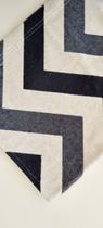 Tapetinho Preto Zigzag Com Antiderrapante Tapetinho Preto Zigzag Com Antiderrapante