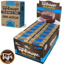 Tapi Brownie Zero Açucar Display 12 Unidades 480g Tapi Foods Tapi Brownie Sem Gluten