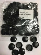 Tapinha Acabamento Parafuso Cpl 13mm Cor Preta 100 PeÃas