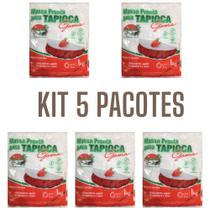 Tapioca Massa Pronta Pantanal 1 kg - kit 5un