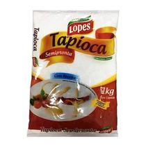Tapioca Semipronta 1kg Lopes - LOPES ALIMENTOS