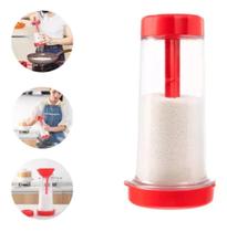 Tapioqueira dispenser farinha goma peneira tapioca temperos