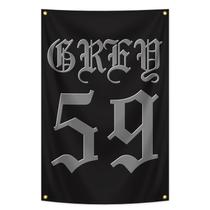 Tapiz Póster de Pared GAEAX Gris 61x91 cm Arte Musical