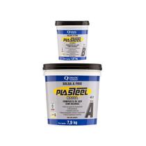 Tapmatic Plasteel Massa 4/1 Lata Quimatic 9,57Kg Massa Epóxi Reparo De Metais Emendas Colagem E Preenchimento Em Peças Automotivas E Industriais Pq3 Tapmatic Plasteel Massa 4/1 Lata Quimatic 9,57Kg Massa Epóxi Reparo De Metais Emendas Colagem E Preenchimento Em Peças Automotivas E Industriais Pq3