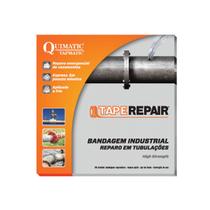 Tapmatic TapeRepair Bandagem Industrial Quimatic 10Cm X 9 0 Mts Fita De Reparo Para Vazamentos Em Tubos Mangueiras E Conexões Alta Resistência Tr2 Tapmatic TapeRepair Bandagem Industrial Quimatic 10Cm X 9 0 Mts Fita De Reparo Para Vazamentos Em Tubos Mangueiras E Conexões Alta Resistência Tr2