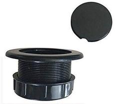 Tapón para agujero de sombrilla para mesa de patio MEFELE, diámetro 5 cm, color negro