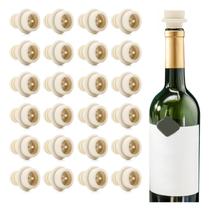 Tapones de Vacío para Vino WOTOR 24 Piezas Color Crema Tapones de Vacío para Vino WOTOR 24 Piezas Color Crema