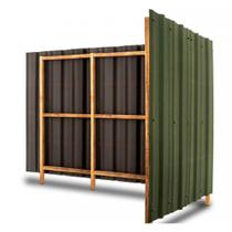Tapume Ecológico Verde Onduline 200x97cm Tapume Ecológico Verde Onduline 200x97cm