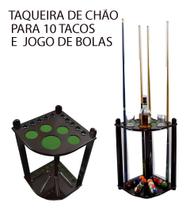 Taqueira De Sinuca Chão Com Suporte Para Bebidas,