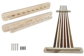 Taqueira Madeira Pinus Envernizada Suporte para Tacos De Sinuca Bilhar 8 Lugares Taqueira Madeira Pinus Envernizada Suporte para Tacos De Sinuca Bilhar 8 Lugares