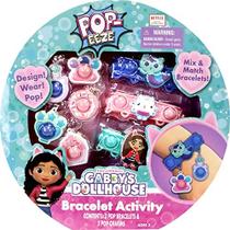 Tara Toys Pop-Eeze: Conjunto de Atividades de Pulseira - Gabby's Dollhouse - Conjunto de Joias, Popping Sensory Fun, Idades 3+