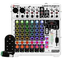 Taramps T 0602 Fx Multicolor Mesa Player Equalizador Mixer Taramps T 0602 Fx Multicolor Mesa Player Equalizador Mixer