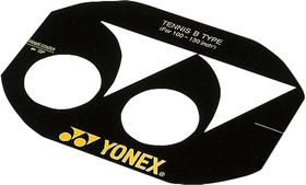 Tarjeta plantilla YONEX 100-130 para hacer logos en raquetas