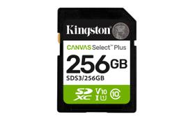 Tarjeta SD Kingston Canvas Select Plus 256GB Clase 10 UHS-I