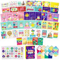 Tarjetas de Felicitación Decorably 50 unidades con Foil y Brillos 15x10cm
