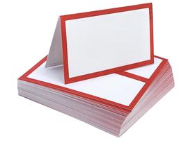 Tarjetas de Lugar en Forma de Tendedero Paquete de 50 Etiquetas para Buffet de Bodas