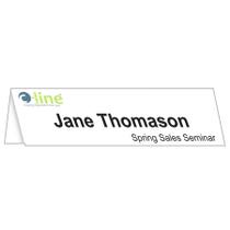 Tarjetas de Nombre para Tent Cards Listas para Imprimir C-Line 11x4.25'' Paquete de 50 Tarjetas de Nombre para Tent Cards Listas para Imprimir C-Line 11x4.25'' Paquete de 50