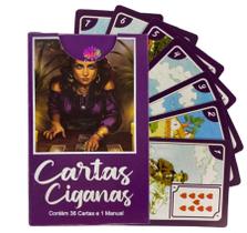Taro Cartas Ciganas com 36 cartas + Manual Explicativo Taro Cartas Ciganas com 36 cartas + Manual Explicativo