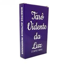 Tarô Vidente da Luz Tarô Marselha 22 cartas com Manual
