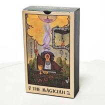 Tarot Akashic Eye 78 unidades de cartas de tarô com imagens invertidas 12 * 7 cm Baralho Indie