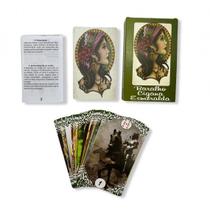 Tarot Cigana Esmeralda Verde 36 Cartas e Manual - Lua Mistica
