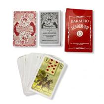 Tarot Cigano Lenormand Vermelho 36 Cartas com Manual