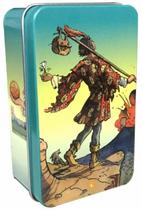 Tarot Of The New Vision Em Lata Com Bordas Douradas Tarô Nova Visão De Rider Waite Baralho de Cartas de Oráculo