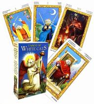 Tarot Of White Cats Deck Tarô Dos Gatos Brancos Baralho de Cartas de Oráculo