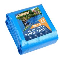 Tarp CSMEN Heavy Duty Waterproof de 2,4 x 3 m de polietileno azul