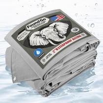 Tarp FoundGo 183x244cm Heavy Duty Waterproof 22 Mil Grey Tarp FoundGo 183x244cm Heavy Duty Waterproof 22 Mil Grey