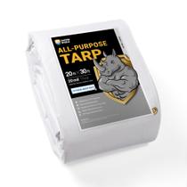 Tarp GUARD SHIELD 6x9m, branca, 20mil, impermeável, resistente Tarp GUARD SHIELD 6x9m, branca, 20mil, impermeável, resistente