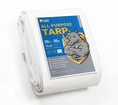 Tarp GUARD SHIELD de 9 m x 9 m 10 mil de espessura, branco impermeável Tarp GUARD SHIELD de 9 m x 9 m 10 mil de espessura, branco impermeável