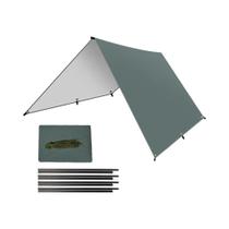 Tarp Impermeável Leve Com Proteção UV Para Camping, Aventura Ao Ar Livre, Caminhadas, Piqueniques E
