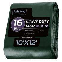 Tarp Patiobay 305x366 cm Heavy Duty 16 mil à prova d'água