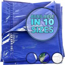 Tarp Queen of Tarps 16x20 70 GSM impermeável, resistente a UV Tarp Queen of Tarps 16x20 70 GSM impermeável, resistente a UV