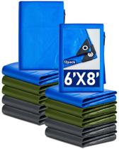 Tarp Smooth Novelty Waterproof 183 x 245 cm PE de 5,5 mm de espessura Tarp Smooth Novelty Waterproof 183 x 245 cm PE de 5,5 mm de espessura