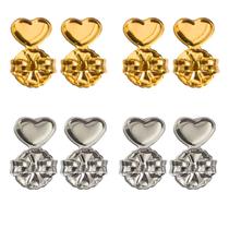 Tarracha Orelha Rasgada Sutiã De Orelha Tartaruga Orelha Tarraxa Mágica Kit com 08 unid