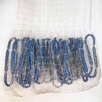 Tarrafa com chumbo embutido malha 2,0 com 9 metros de roda (fio 0,40mm)