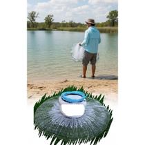 Tarrafa Malha 12mm Peixe Rei Lambari Isca 12m Tarrafa Malha 12mm Peixe Rei Lambari Isca 12m