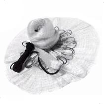 Tarrafa Pesca Piaba Lambari Malha 1.5x0,30mm Alt 2,20m x 12m