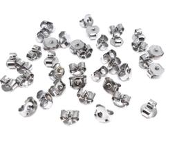 Tarraxa Borboleta para brinco kit 12 Peças Banho