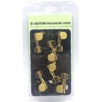 Tarraxa canhota trava Gotoh 6 linha SG381 07L MG Gold dourad Tarraxa canhota trava Gotoh 6 linha SG381 07L MG Gold dourad