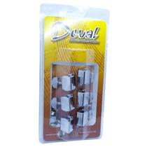 Tarraxa De Violão Semi Blindada Cromada Deval 211ch Tarraxa De Violão Semi Blindada Cromada Deval 211ch