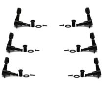 Tarraxa guitarra 3x3 preta blindada Spirit J01 - KOREA Tarraxa guitarra 3x3 preta blindada Spirit J01 - KOREA