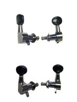 Tarraxa Marques Imp P/ukulele Blindada 2+2 Crom.head Preta