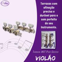 Tarraxa Mxt Para Violão Pino Grosso Corda Nylon Cromada