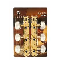 Tarraxa myth pino grosso dourada celuloide branco/headstock furo lateral Tarraxa myth pino grosso dourada celuloide branco/headstock furo lateral