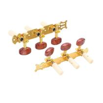 Tarraxa myth pino grosso dourada celuloide marron/headstock furo lateral Tarraxa myth pino grosso dourada celuloide marron/headstock furo lateral
