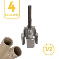Tarraxa para cano de pvc de 1/2 Fazedor Rosca Integrado Interno Externo Tubos Furadeira